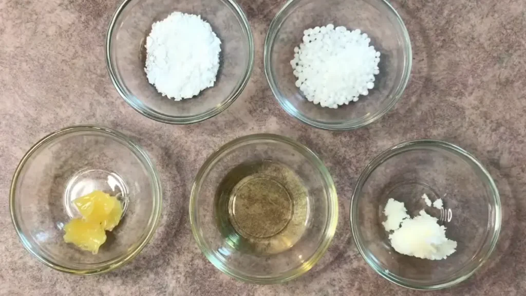 oil phase ingredients making lotion
