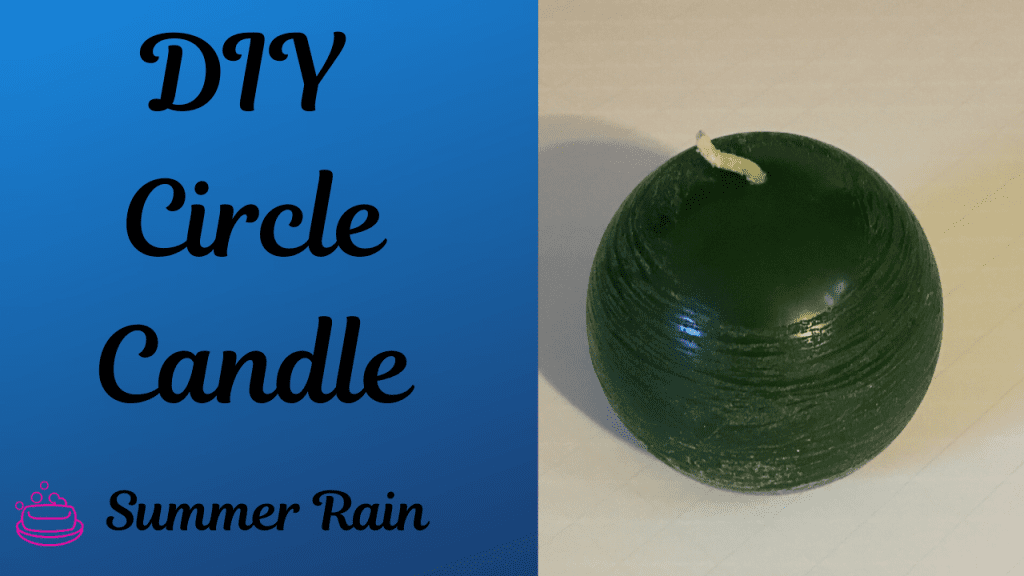 DIY Circle Candle