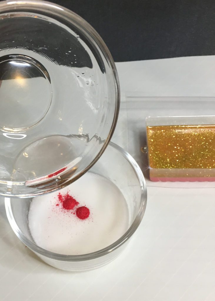 adding fragrance and mica