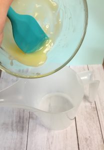 adding water and oil phase ingredients together