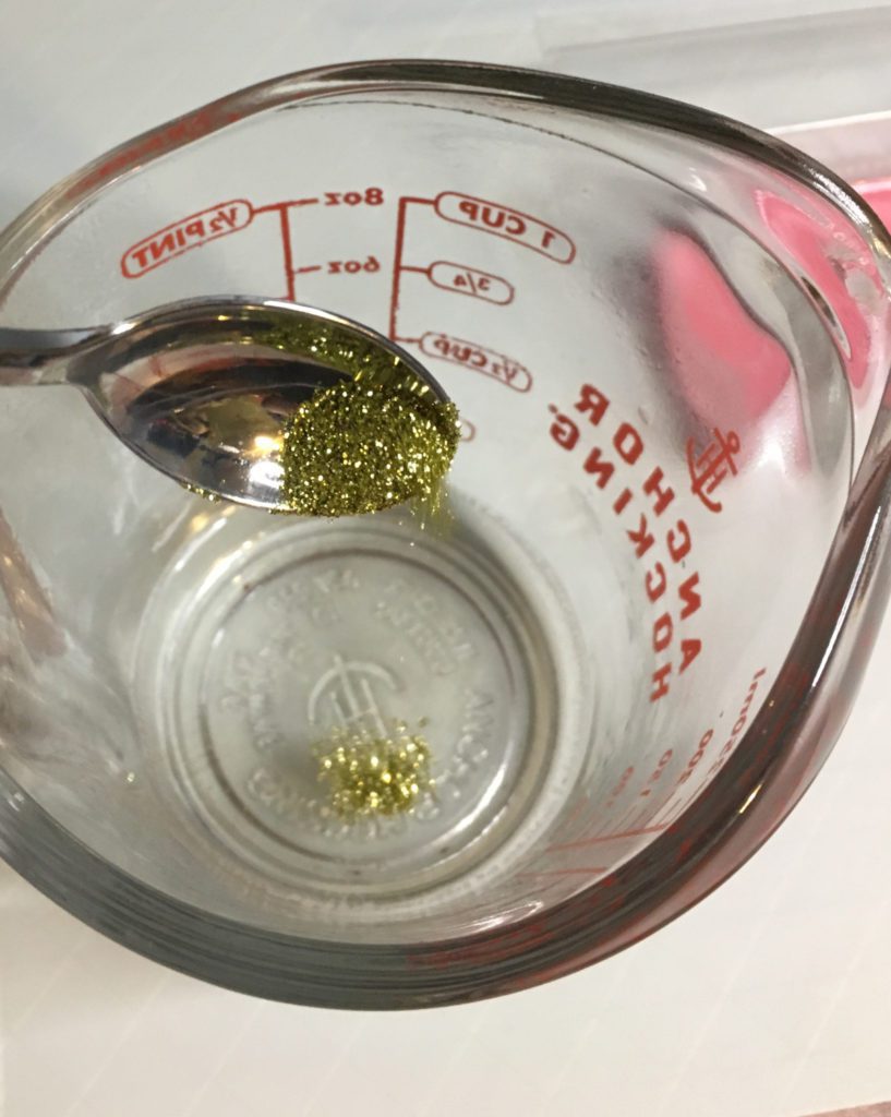 glitter melt and pour