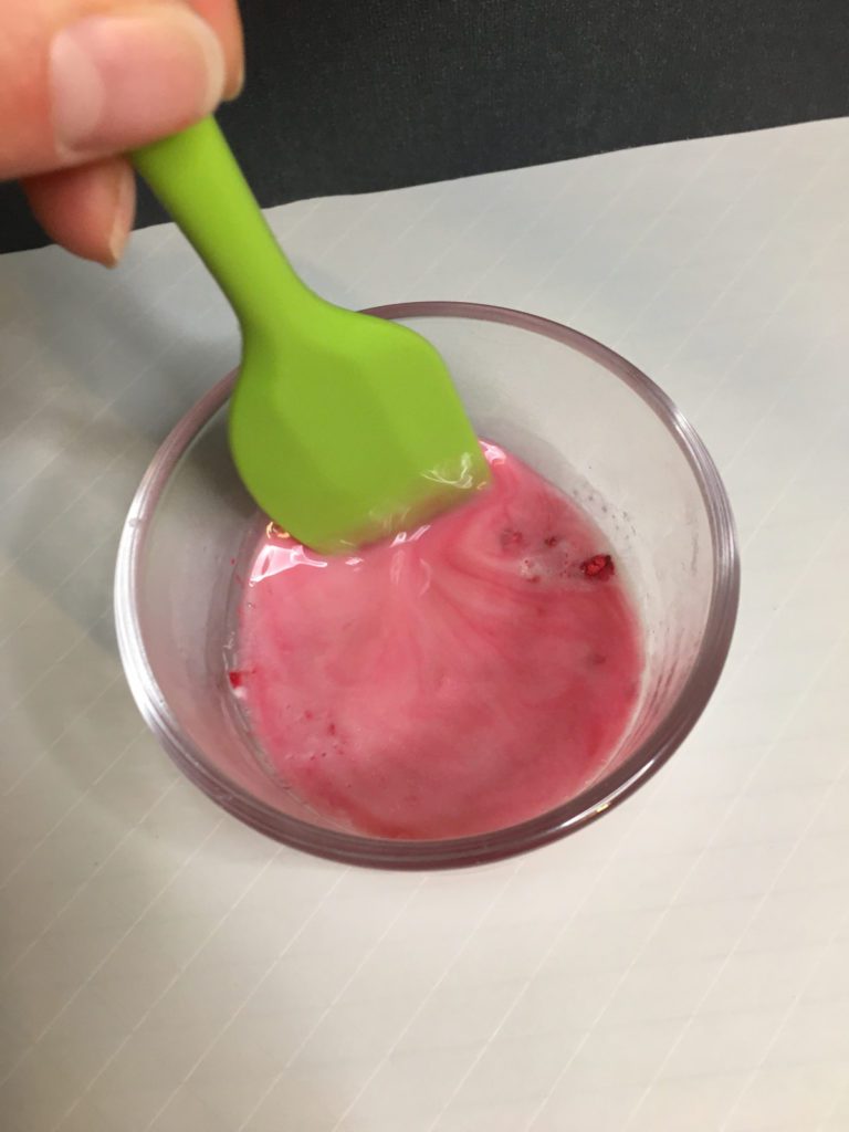 stirring melt and pour