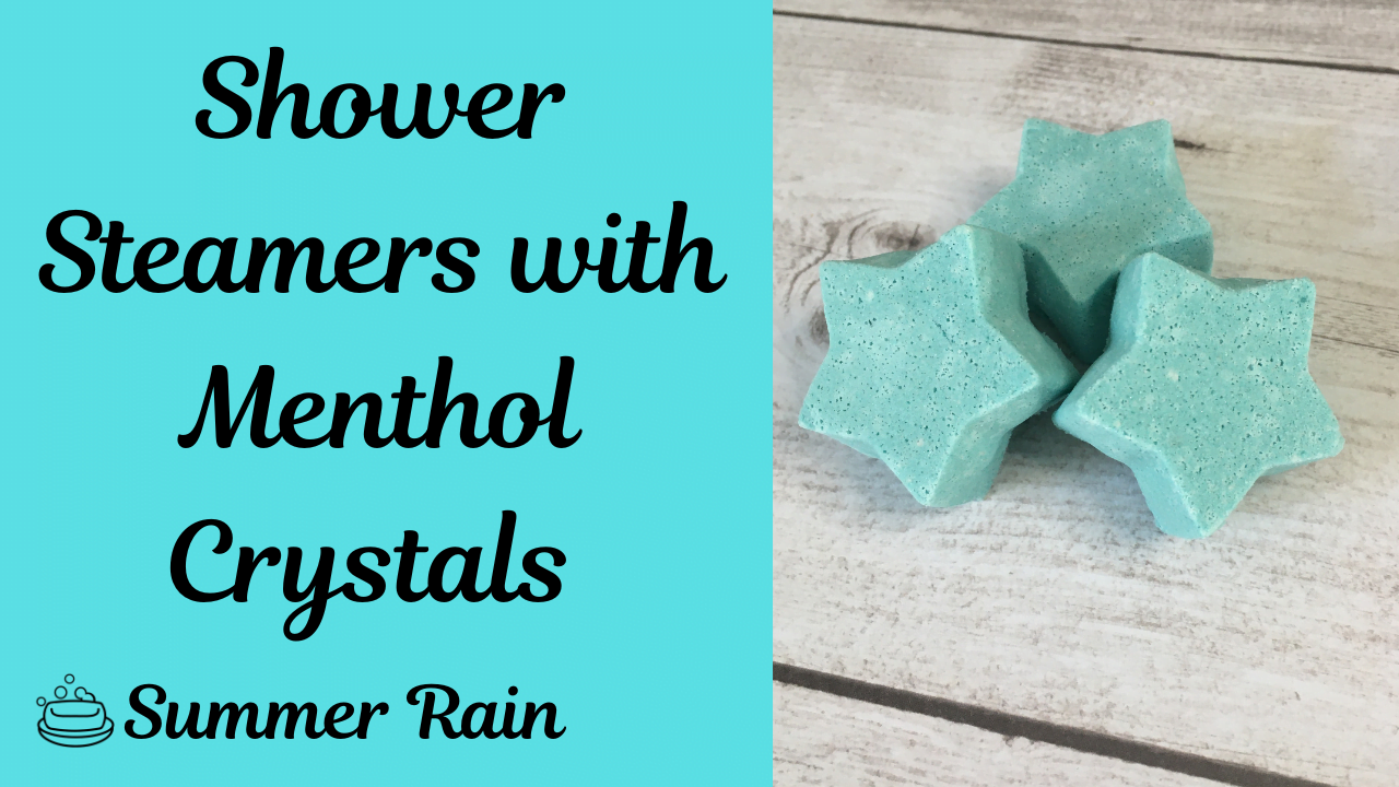 DIY Shower Steamer With Menthol Crystals