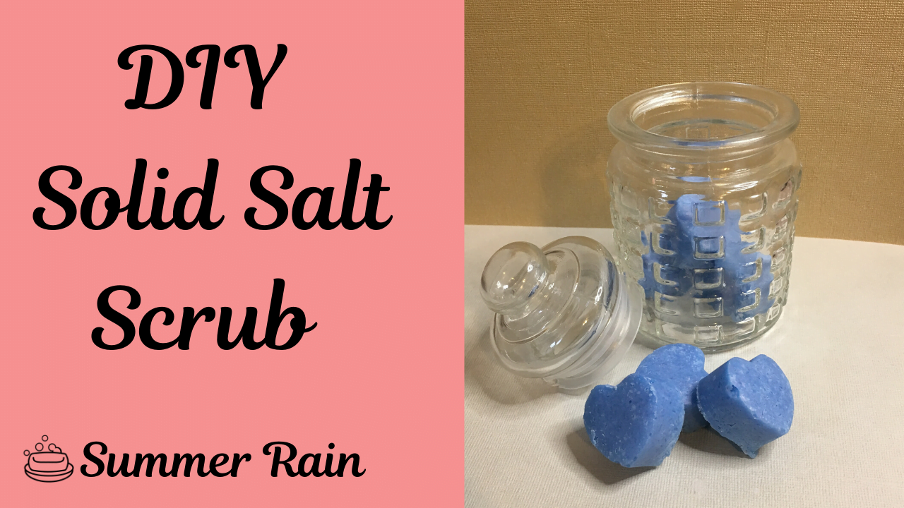DIY Solid Salt Scrub Cubes