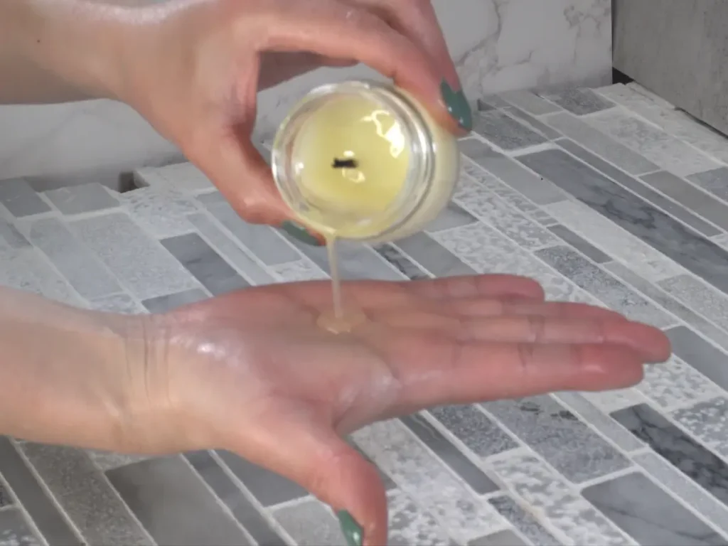 how to properly use a massage candle