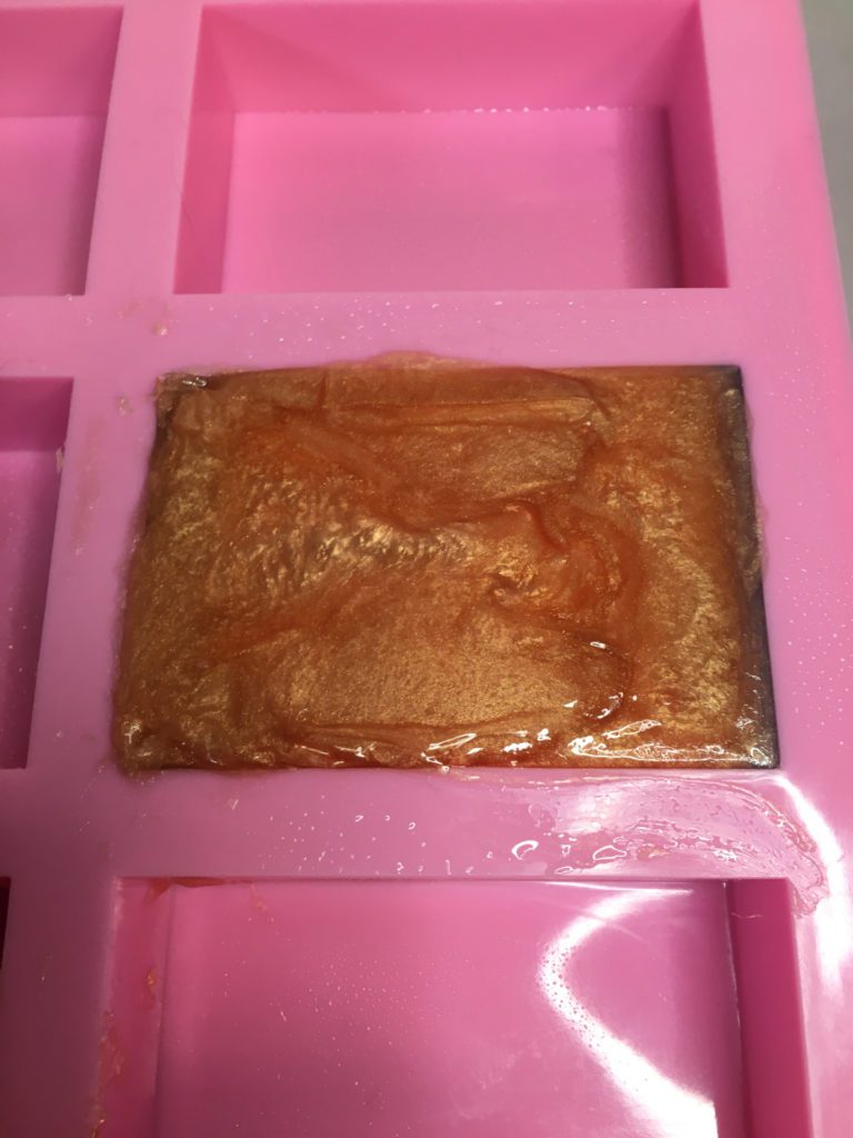 final soap in the mold