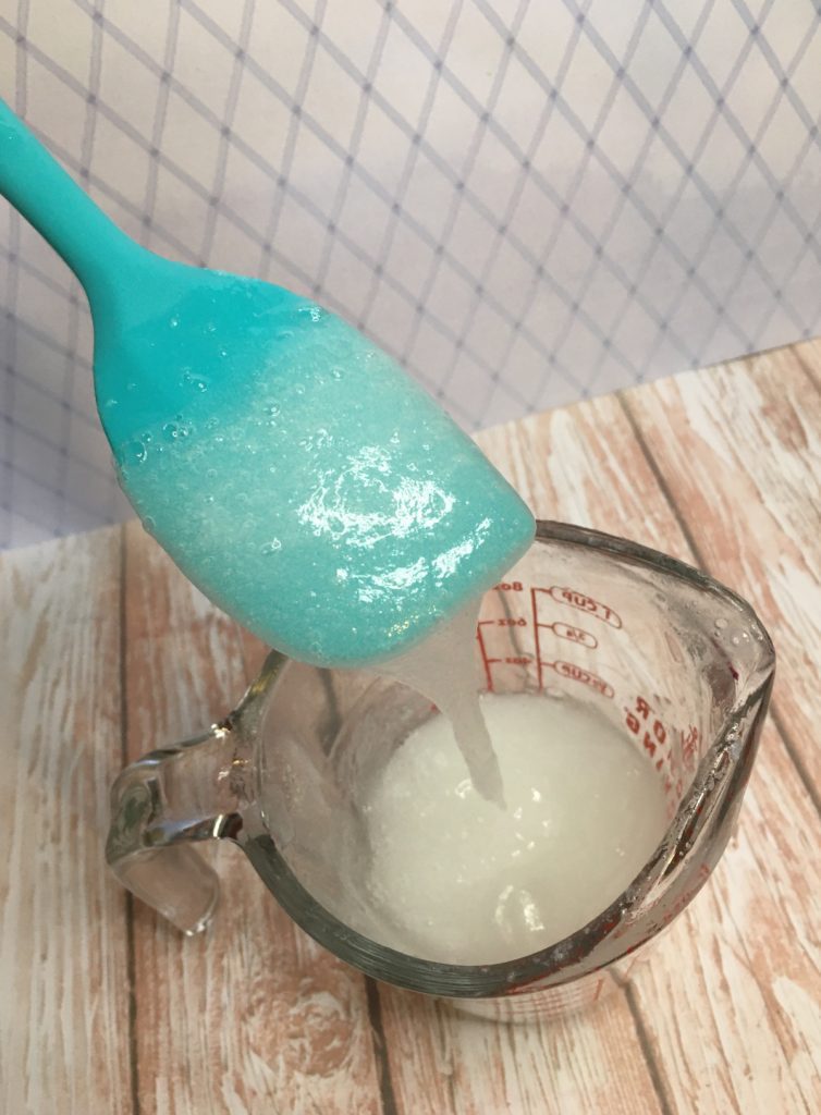 viscosity before cool down ingredients are added