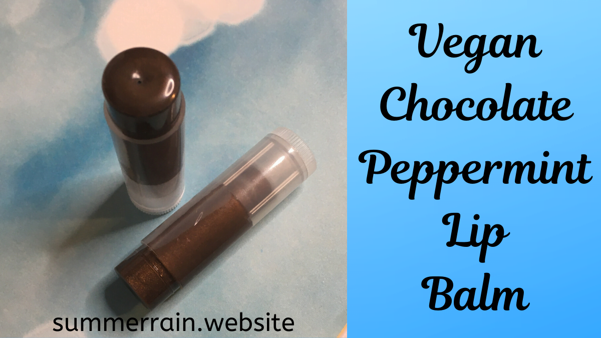 Vegan Chocolate Peppermint lip balm