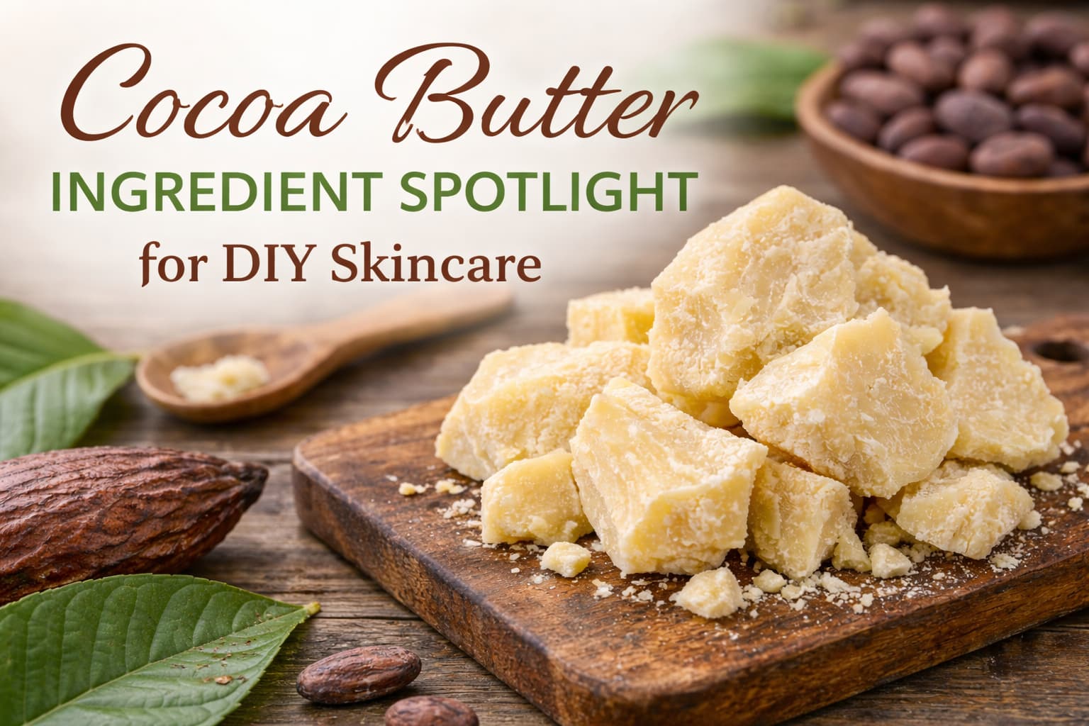 cocoa butter ingredient spotlight for diy skincare
