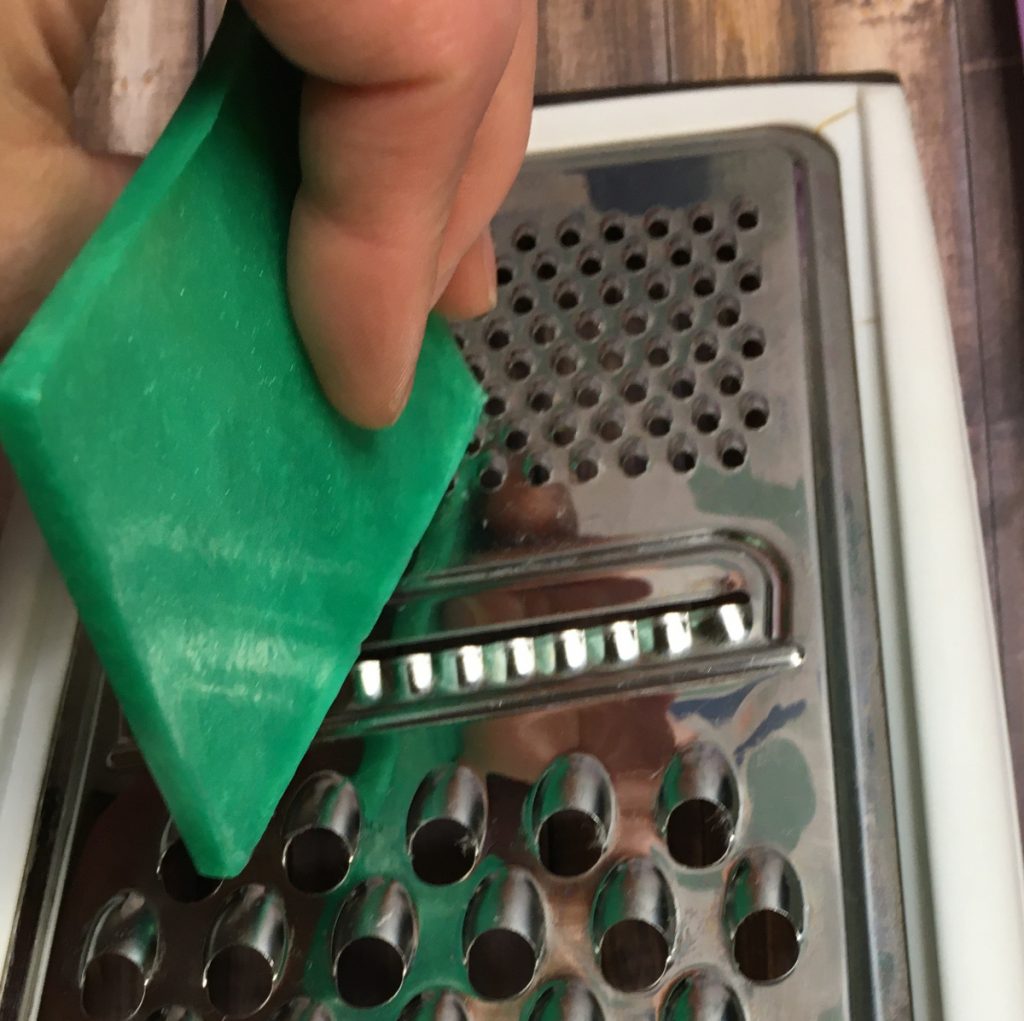 shredding soap for grass soap 