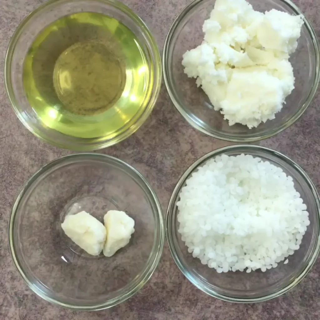 solid lotion bar ingredients