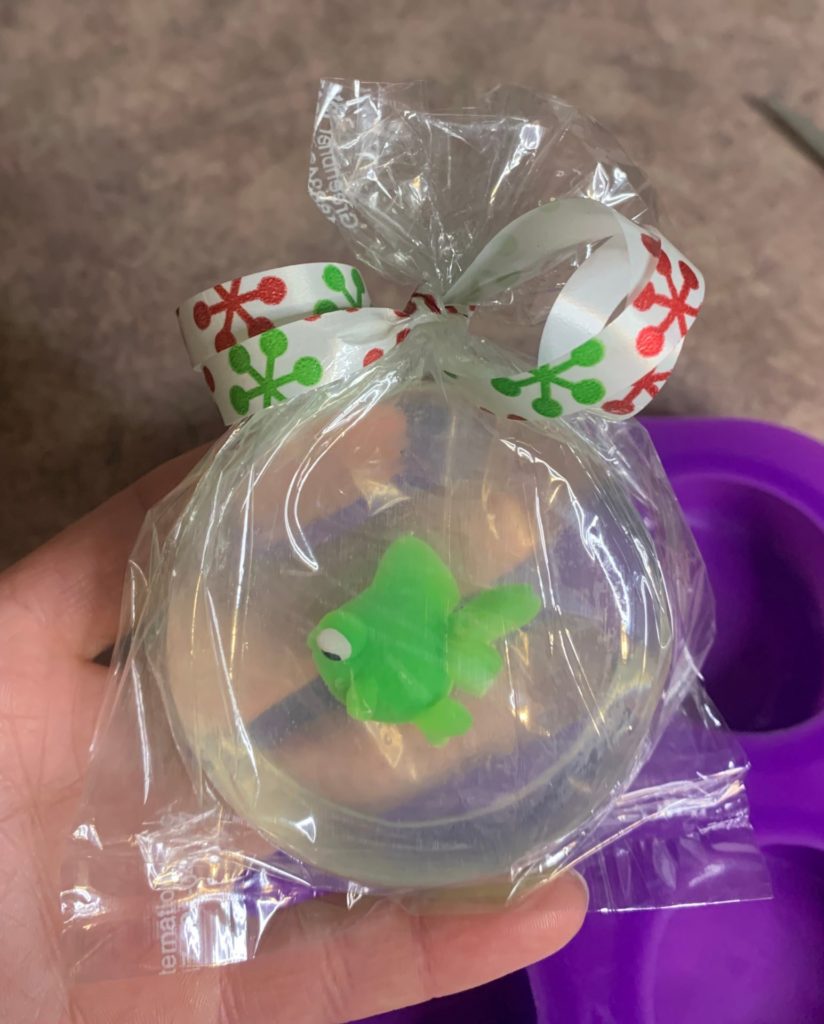 finished melt and pour fish soap