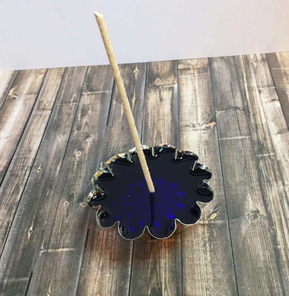 just poured floating candle