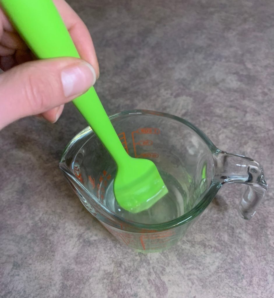 stirring melt and pour