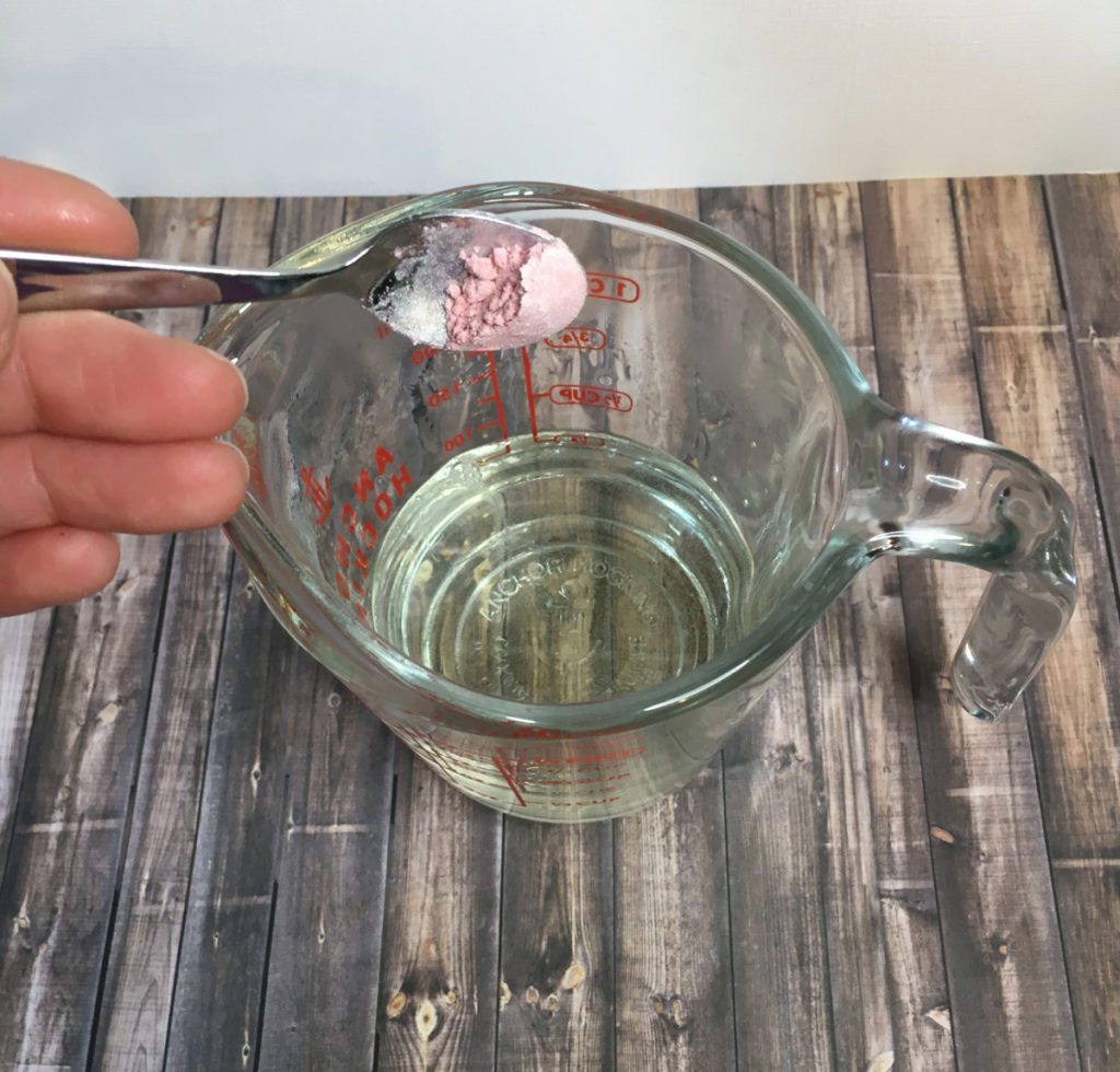 adding mica powder to melt and pour soap base