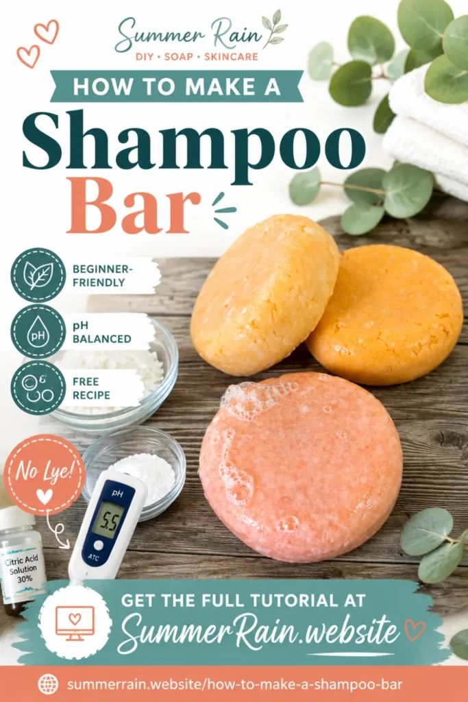 How to Make a Shampoo Bar (DIY Recipe)