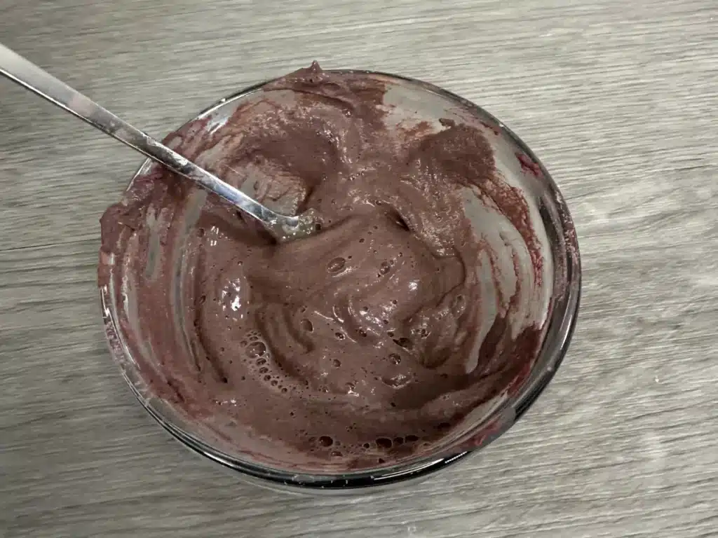 add water and mix to activate face wash