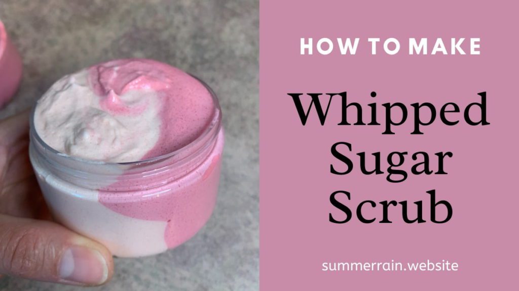 how-to-make-whipped-sugar-scrub-summer-rain