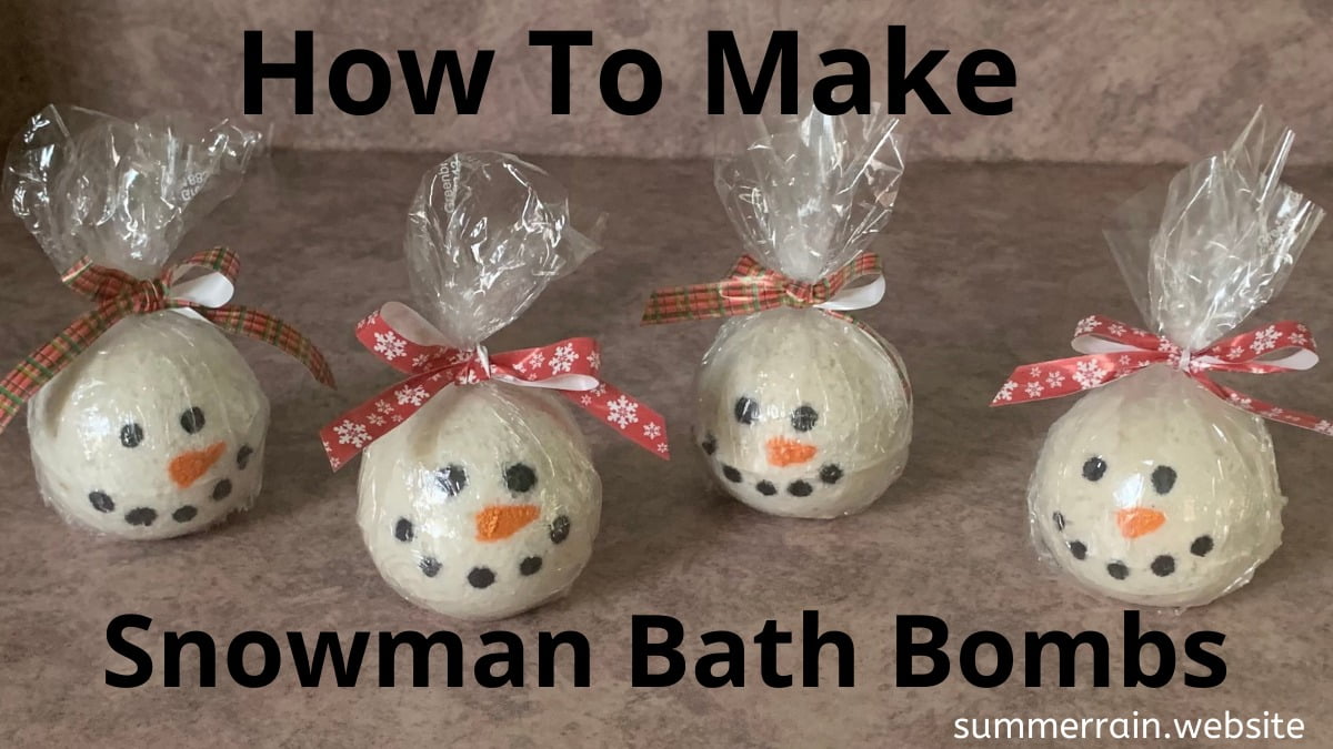 Snowman Bath Bombs