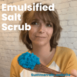 emulsified salt scrub