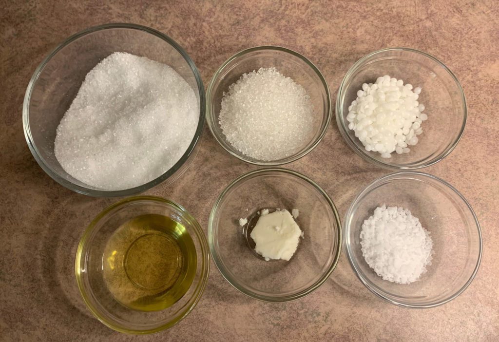 emulsified salt scrub ingredients