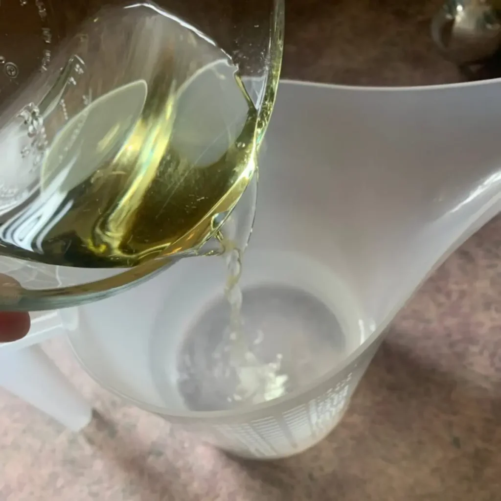 combining oil and water phases together making a lotion