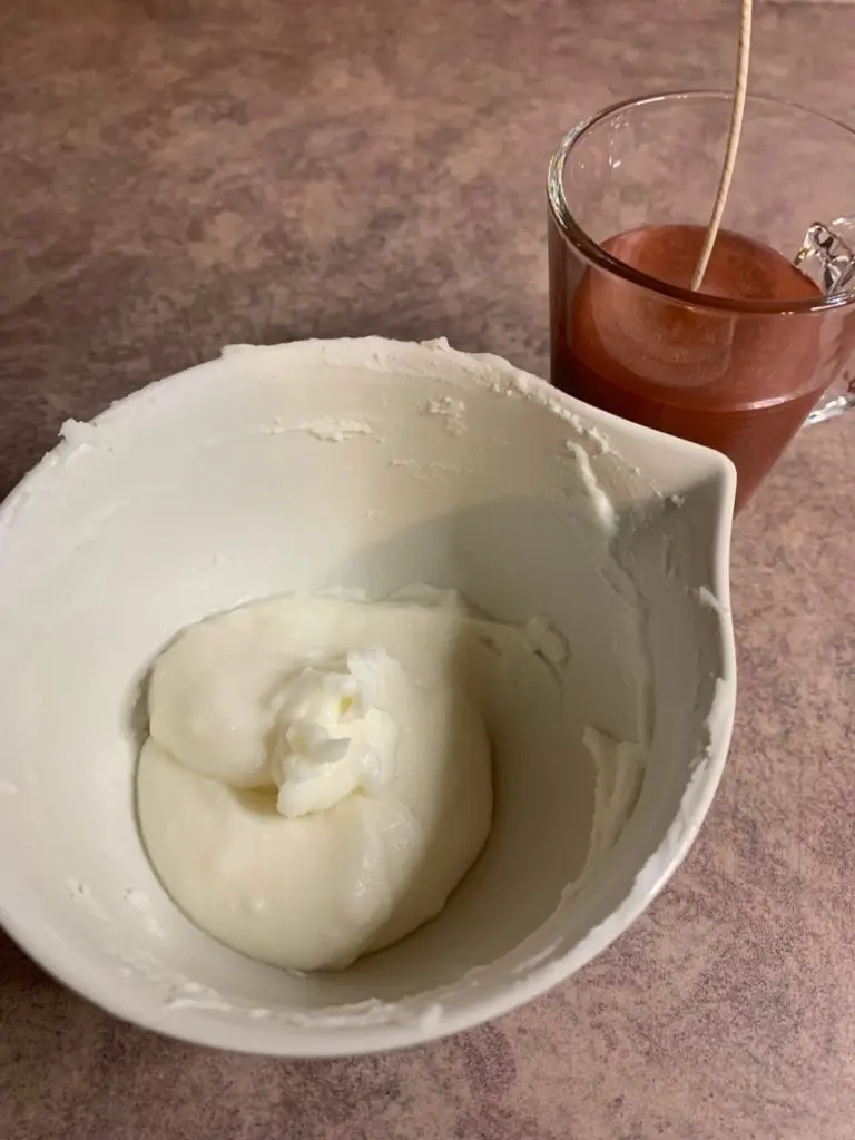 wax starting to hold shape