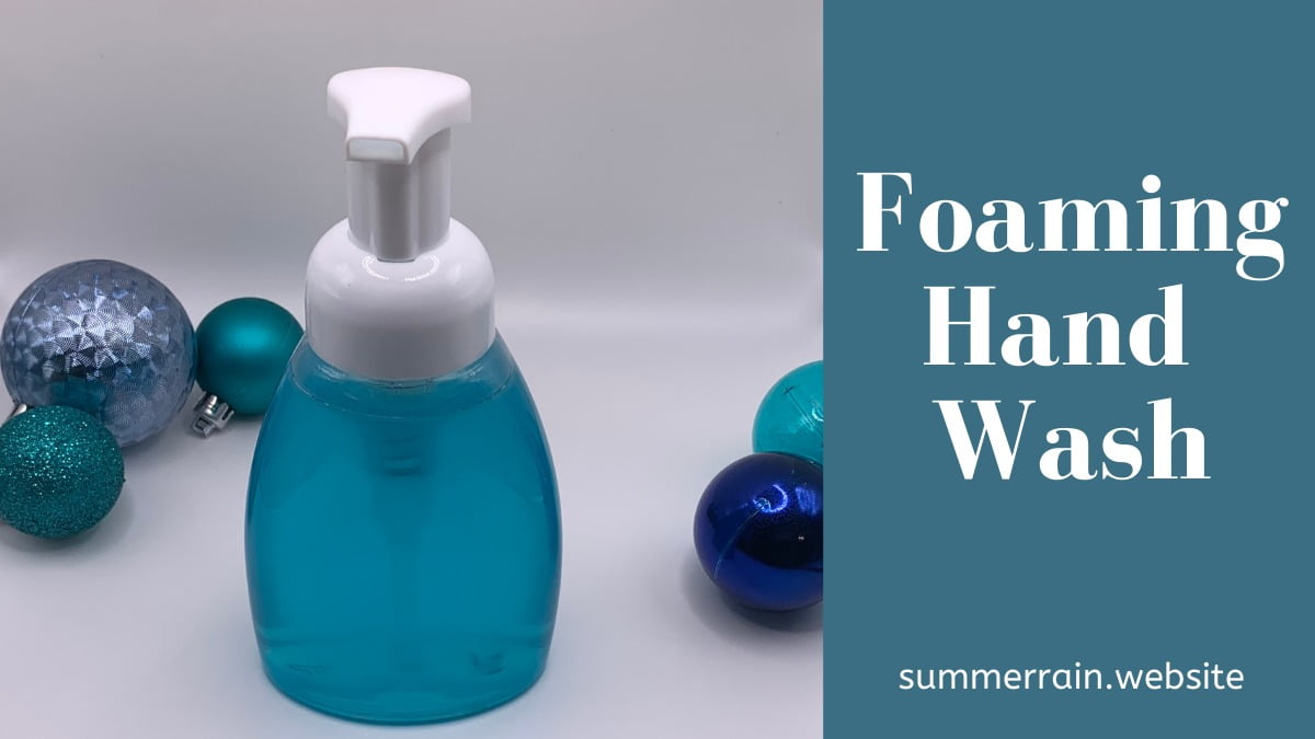 Finished foaming hand soap