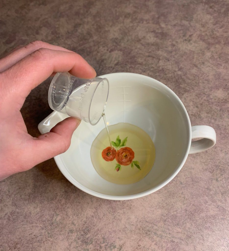 adding fragrance oil to salt scrub