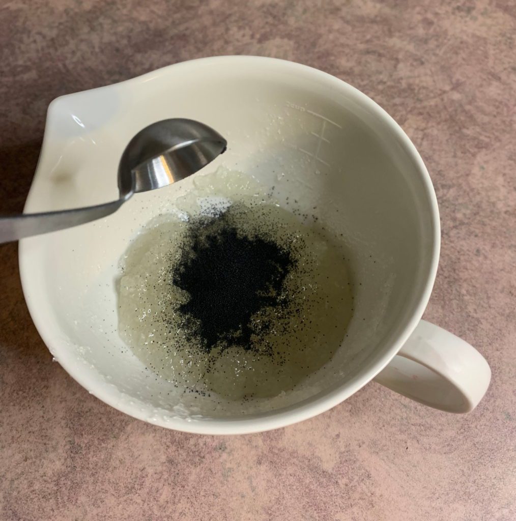 adding jojoba beads to salt scrub