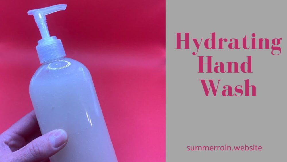 Hydrating hand wash