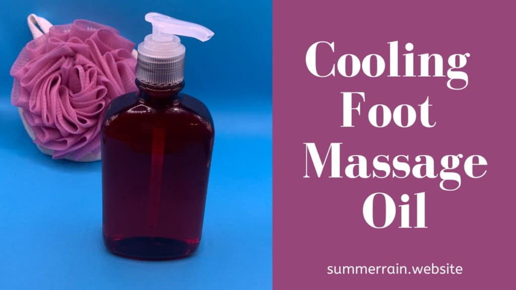 Cooling Foot Massage Oil