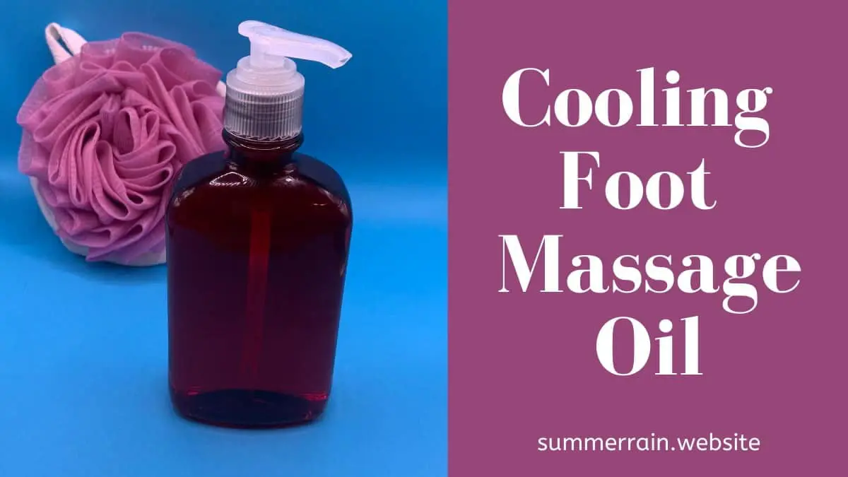 Cooling Foot Massage Oil