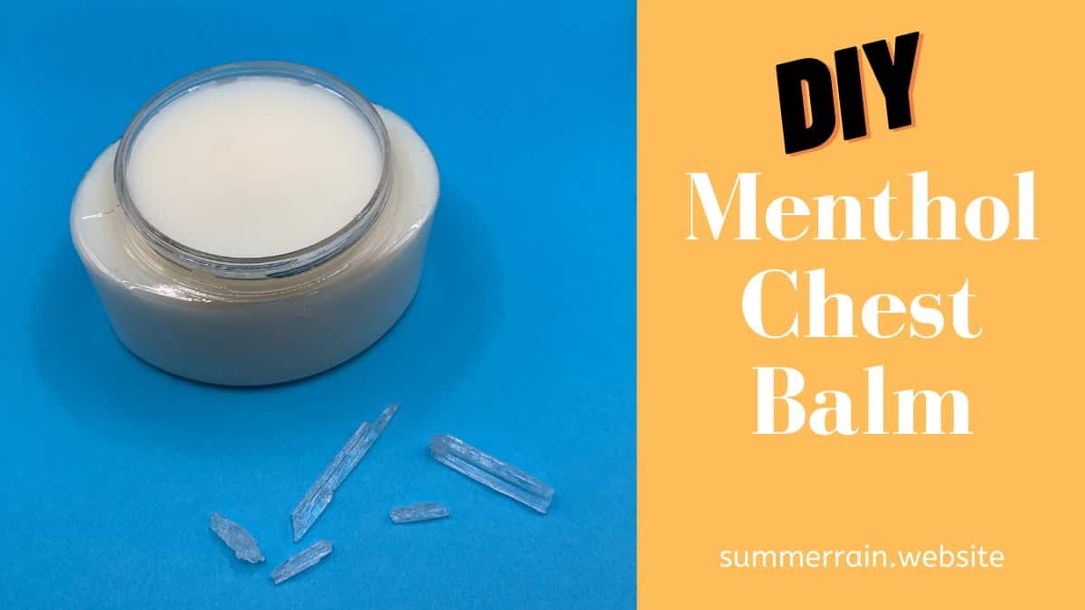 Menthol Chest Balm Summer Rain