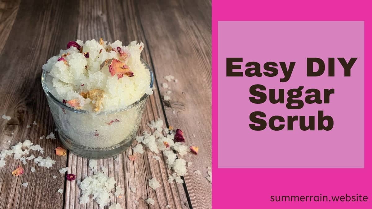 rose sugar scrub
