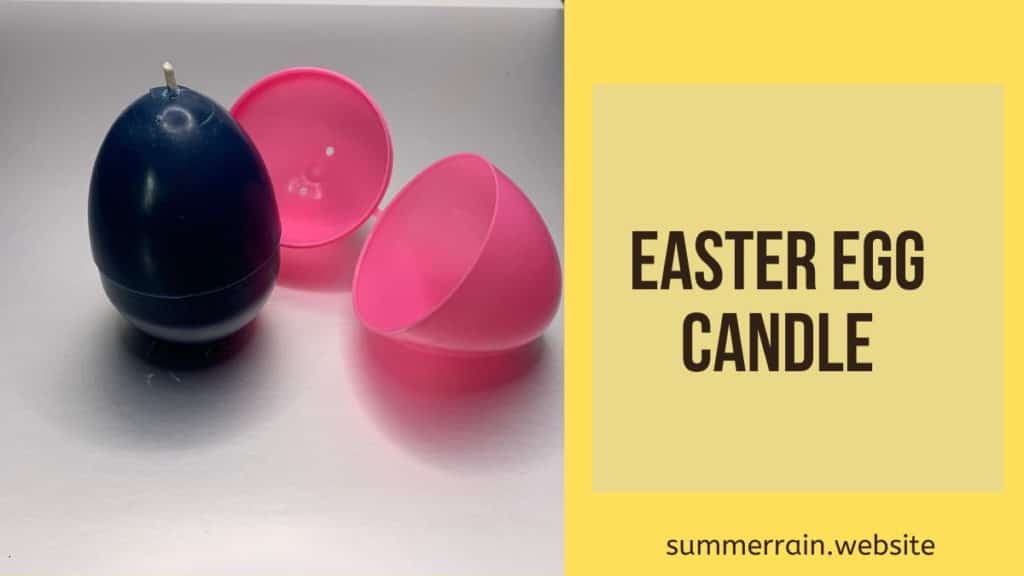 Easter egg candle