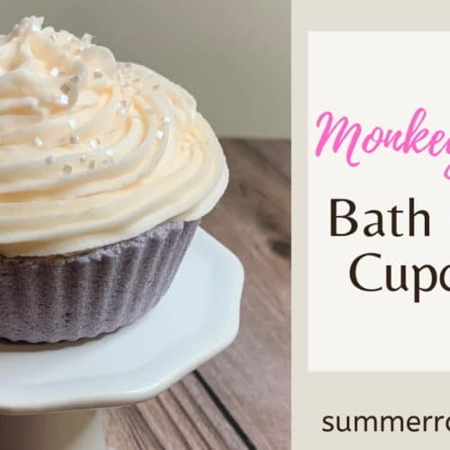 bath bomb cupcake frosting