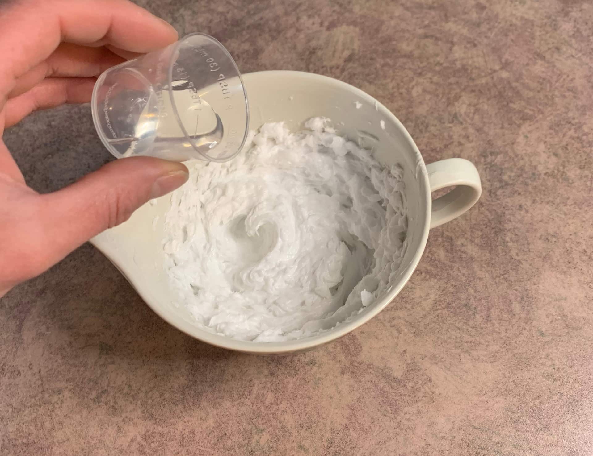 adding fragrance oil to whipped soap base