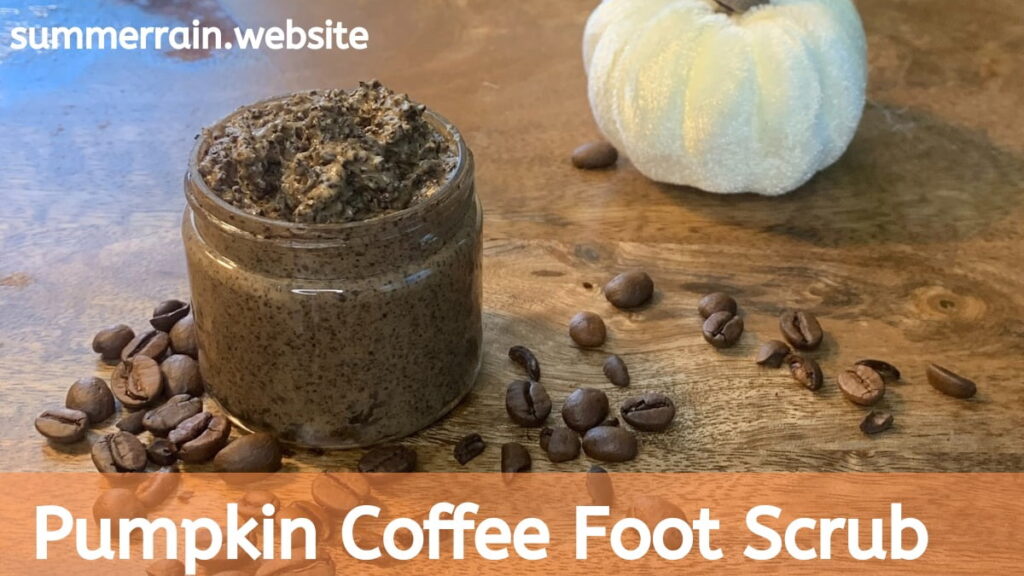 pumpkin Coffee Foot Scrub