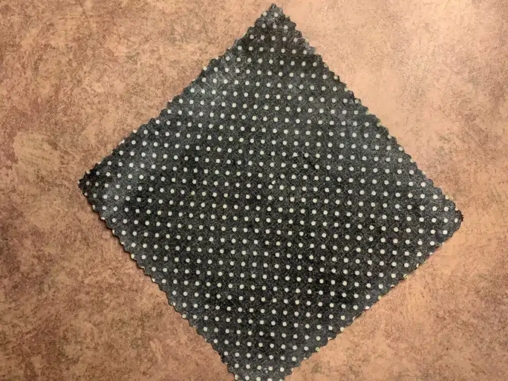 beeswax wrap showing how to fold