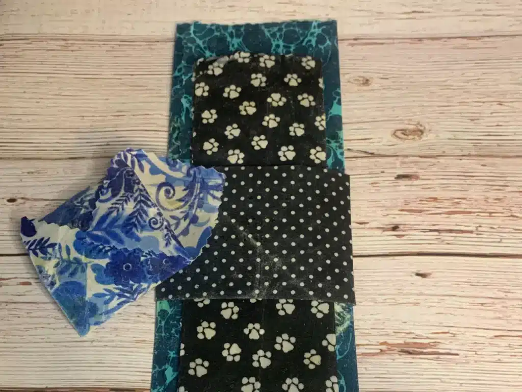 finished beeswax wraps