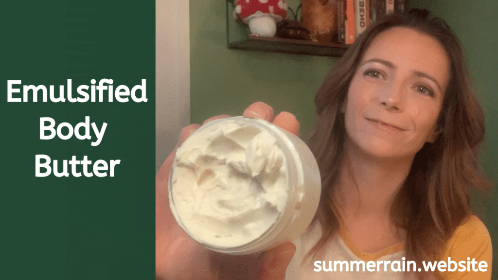 Emulsified Body Butter Summer Rain