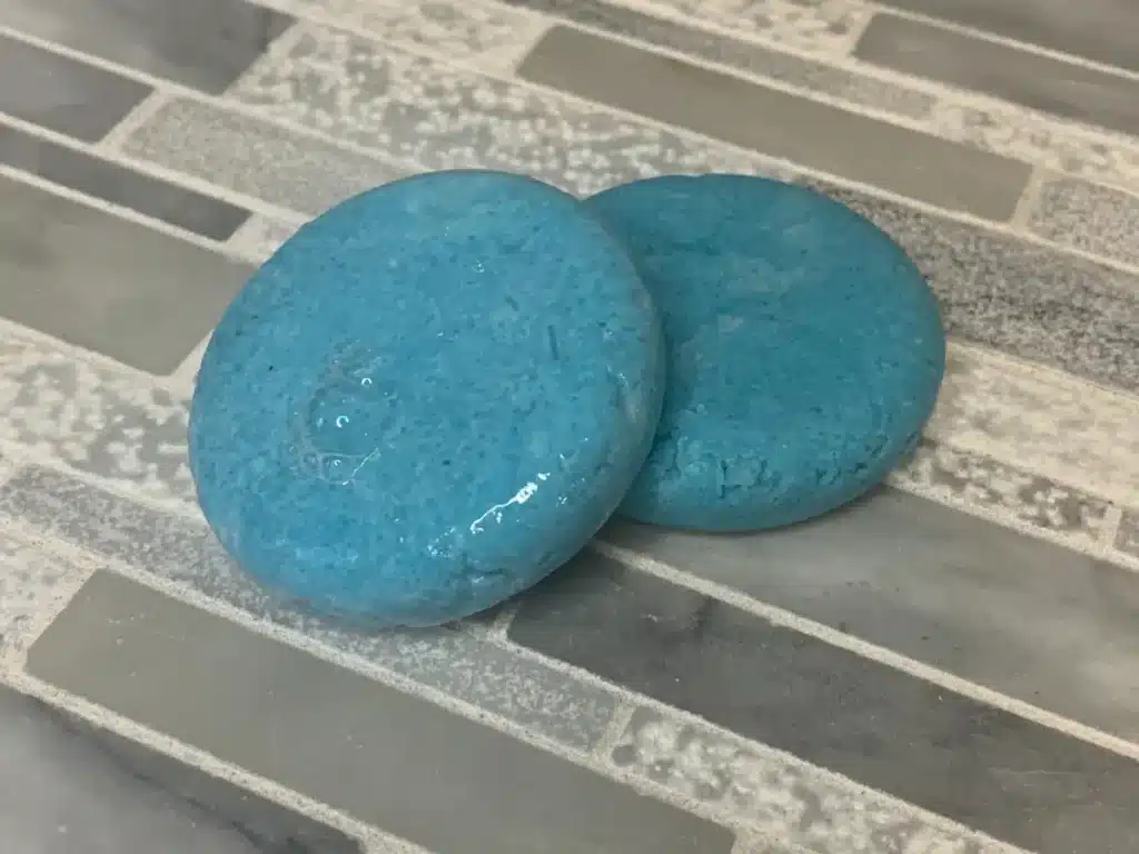 finished shampoo bar
