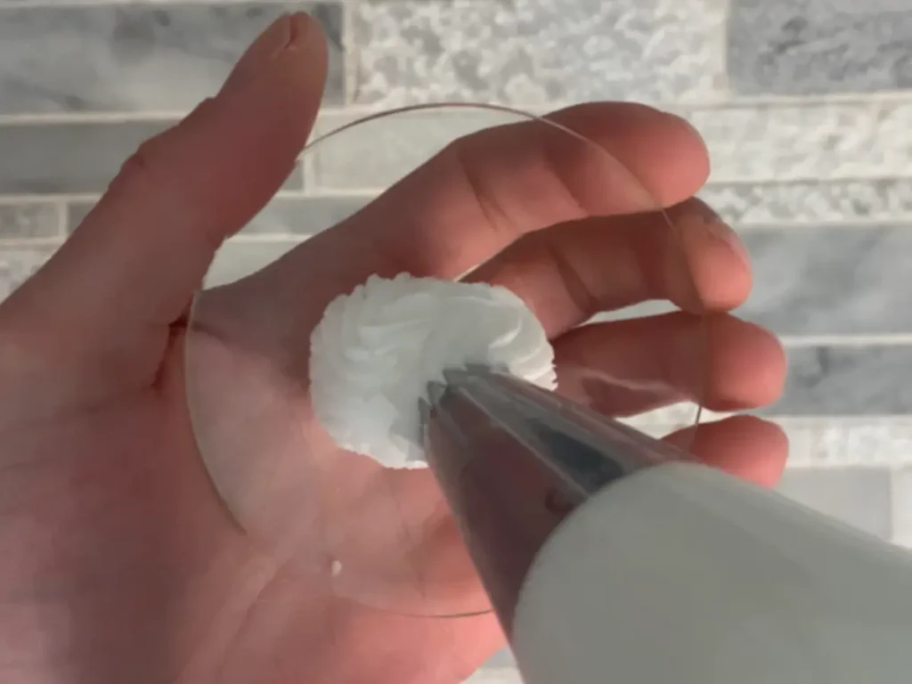 finished consistency of whipped soap base