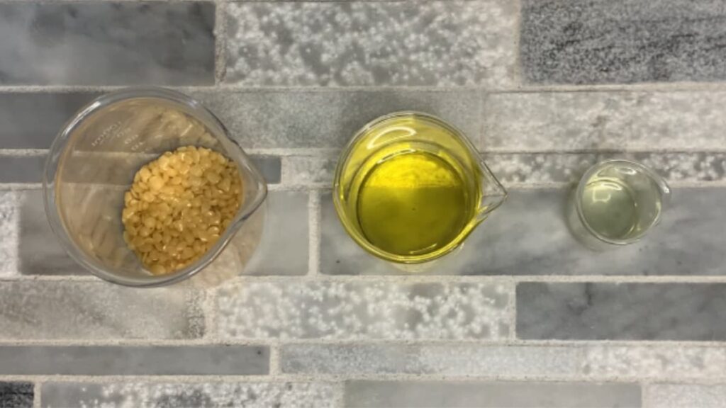 ingredients used to make vegan solid perfume