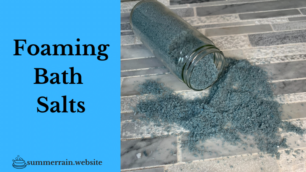 Foaming Bath Salts