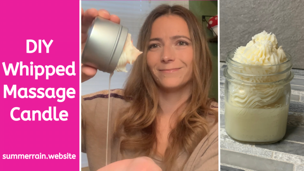 whipped massage candle