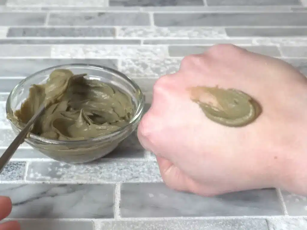 french green clay mask