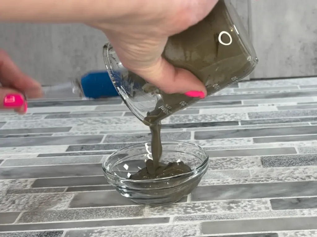 french green clay mask consistency