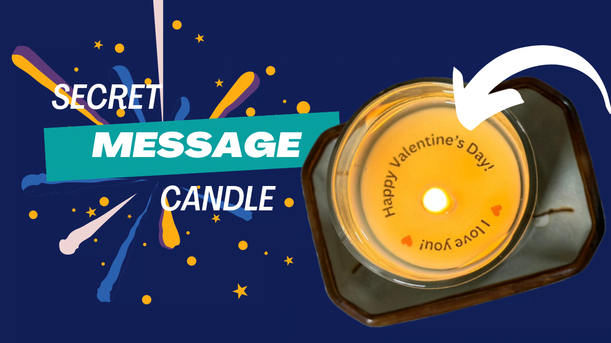 secret message candle